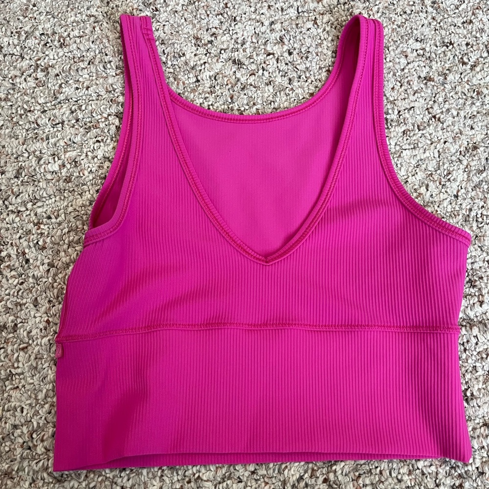 Lululemon Power Pivot Tank- Ribbed